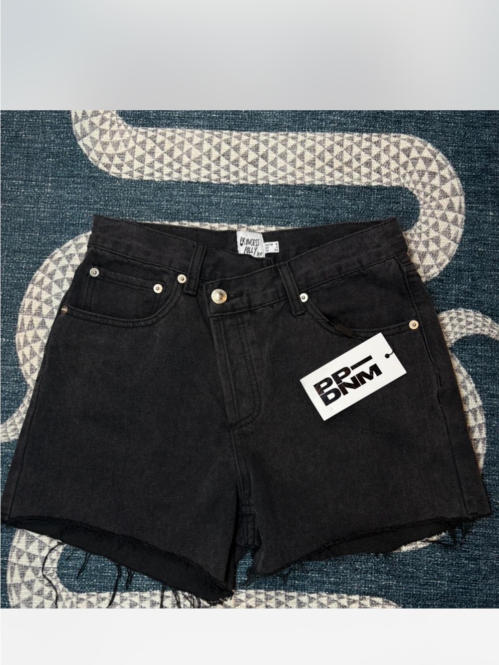 Princess Polly Black Denim Shorts